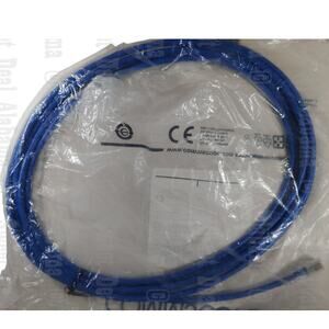 Commscope Uniprise CAT6 Patch Cable with clear Stress-relief boot, Blue, 15 Ft.